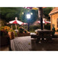 Dwarvin DVSL102BL HO Black Fiber-Lit Carriage Lamps (Pack of 3)