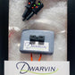 Dwarvin DVTSSS101 HO Turnout Signal Stall Motor with 3 Dwarf Signals - Black