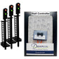 Dwarvin DVTSSS201HO HO Turnout Signal Stall Motor Controller w/ 3 Tall Signals