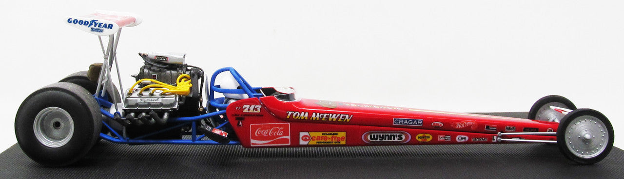 Atlantis Models 7529 1:24 Tom McEwen's Rear Engine Dragster Mongoose Model Kit