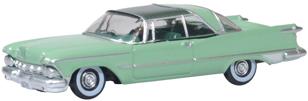 Oxford Diecast 87IC59002 HO Highland Green-Ballad Green Imperial Crown 2Door Car