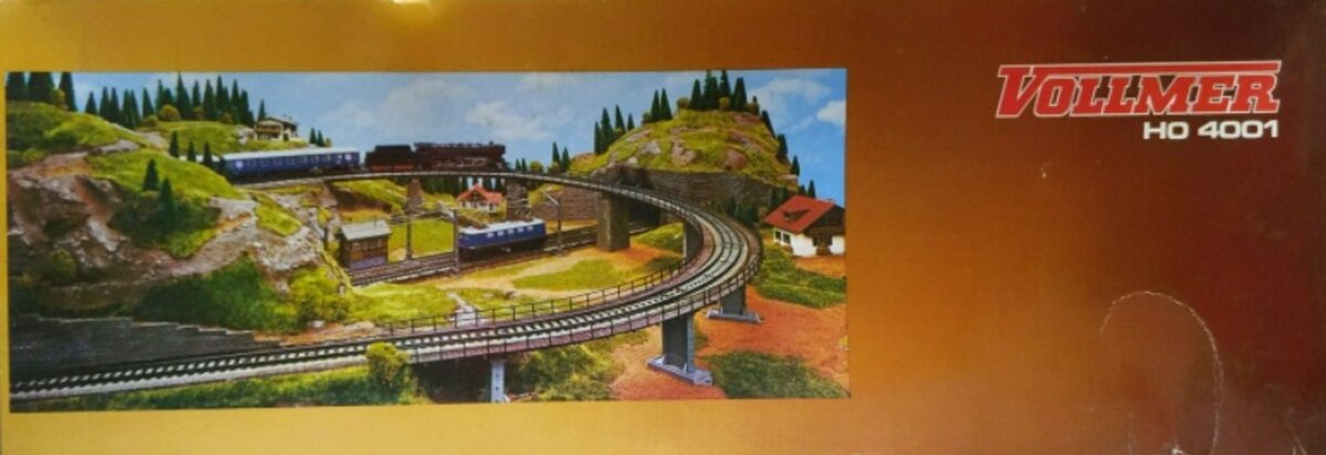 Vollmer 4001 HO Straight Track Ramp 360 mm Long Building Kit