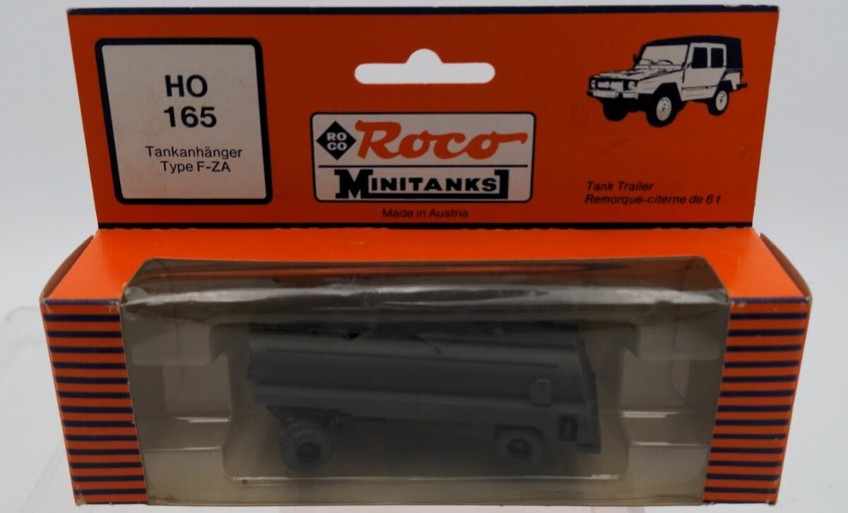Roco 165 HO Tankanhager Type F-ZA Military Tank Trailer