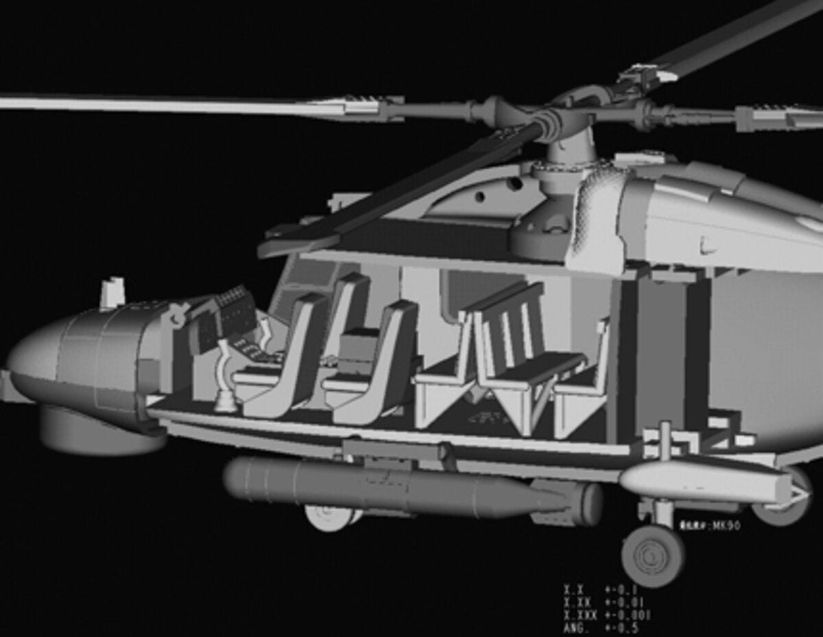 Hobby Boss 87240 1:72 Westland Lynx MK.90 Military Aircraft Helicopter Model Kit