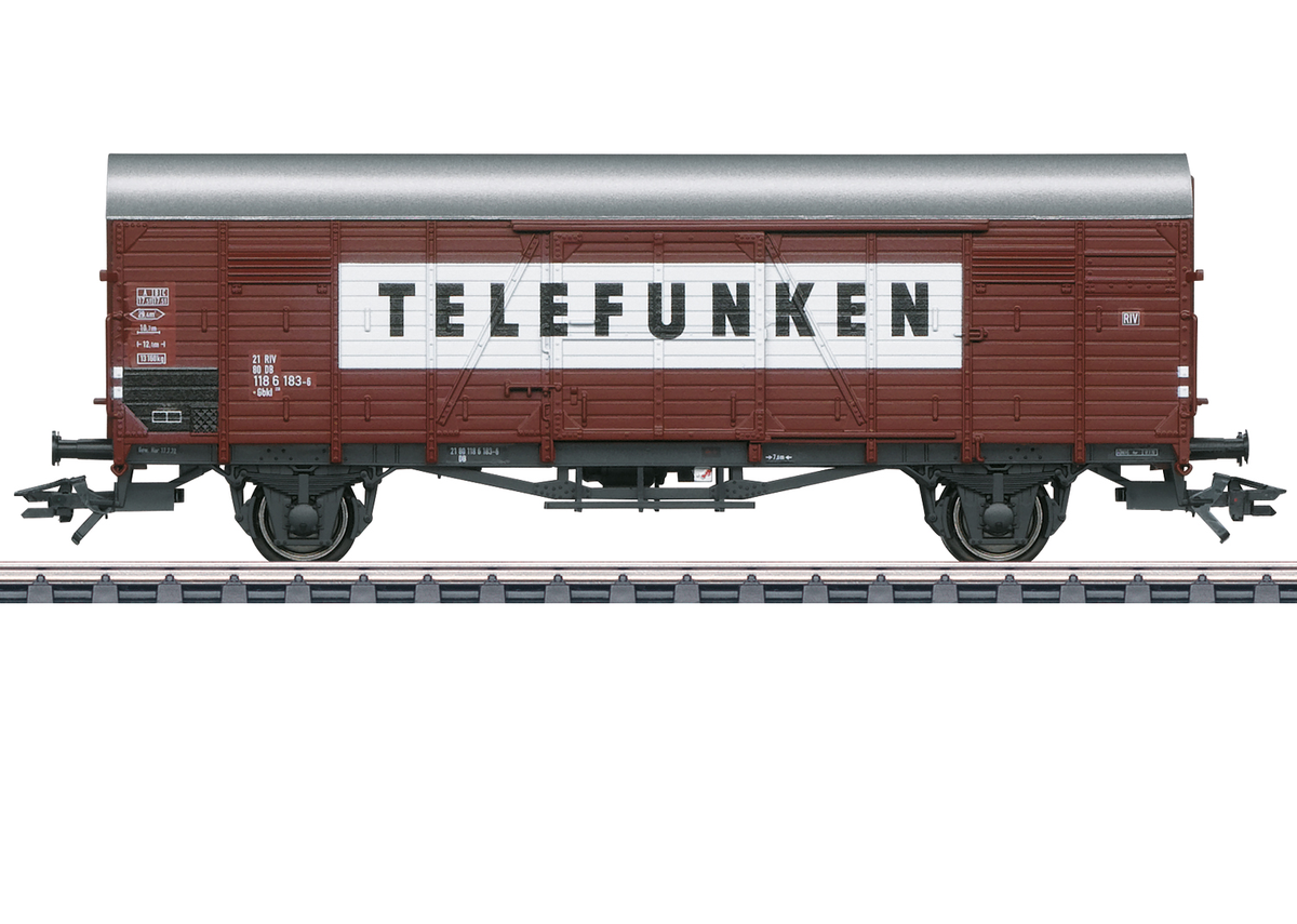 Marklin 46169 HO German Federal Railroad Telefunken Type Gbkl Boxcar