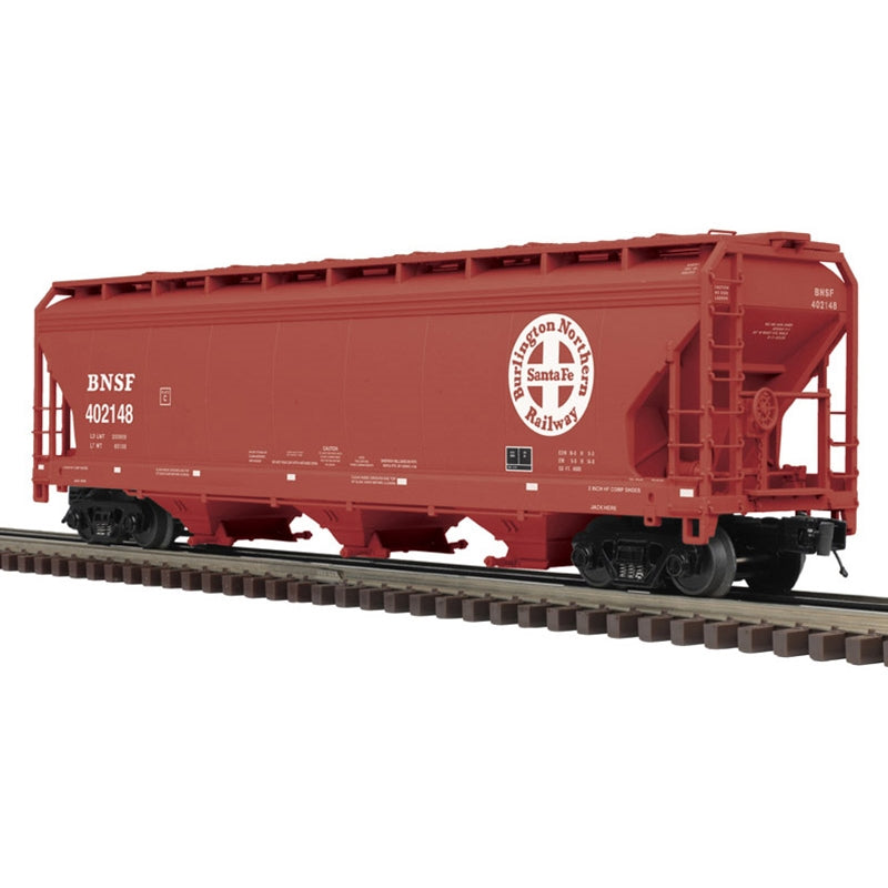 Atlas 3009955 O BNSF 3-Rail Premier 3-Bay Centerflow Hopper Car