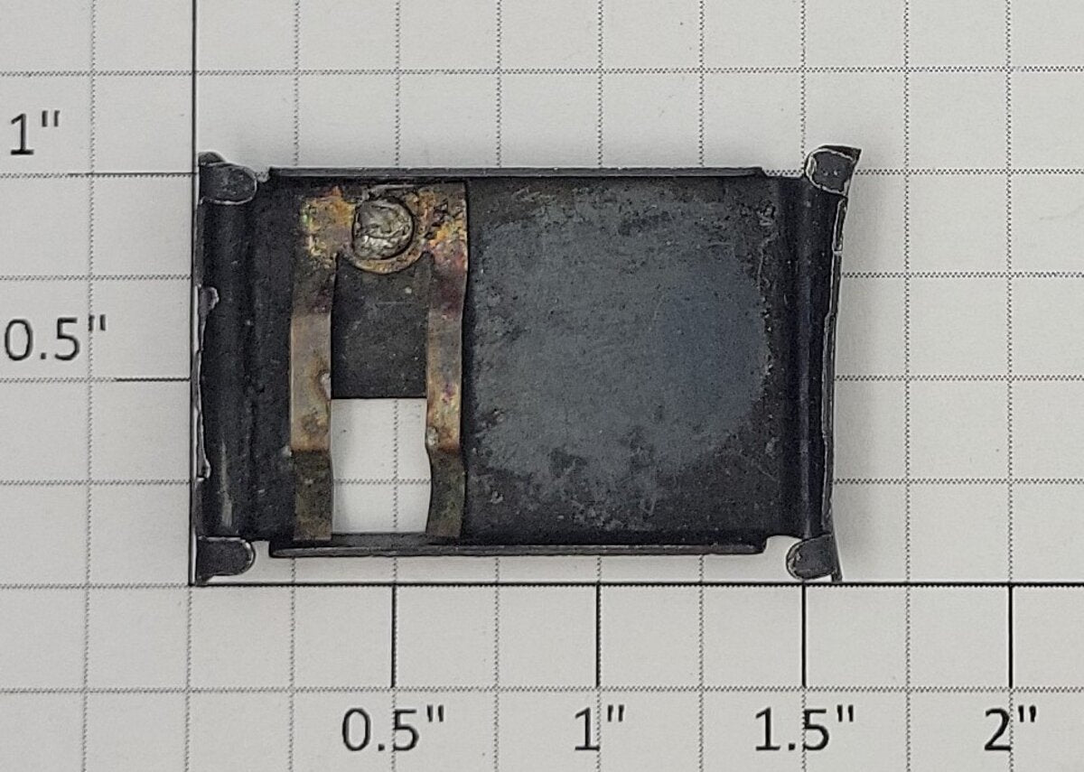 Lionel 2332-78 Pilot Truck Bottom Plate Assembly Incomplete-No Shoe