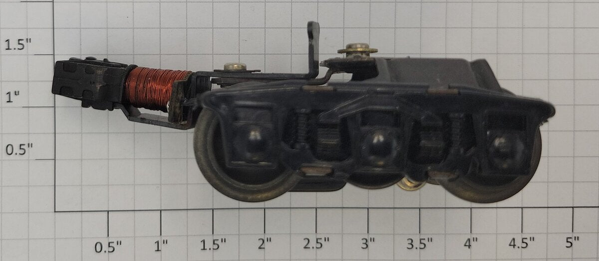 Lionel 6TCLD-10M 6-Wheel Articulated Light Coupler Truck with Pickup Roller