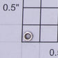 Lionel 700E-176 Nickel Handrail Stanchion Nut