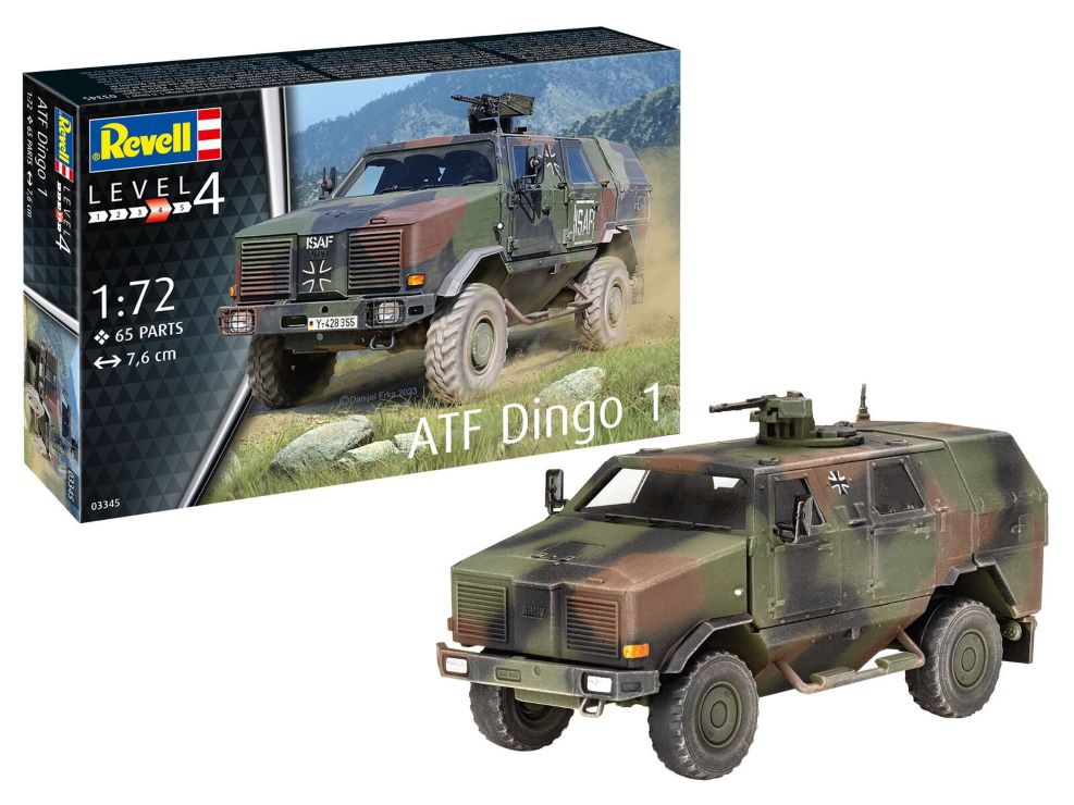 Revell of Germany 03345 1:72 ATF Dingo 1 Armored Military Truck Plastic Kit