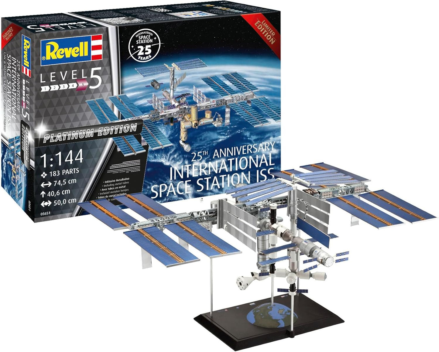 Revell of Germany 05651 1:144 Platinum Edition 25th Anniversary "ISS" Model Kit