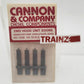 Cannon HD-1008 HO Scale EMD Hood Unit Doors Gen Comp Door & Plate 35/40's