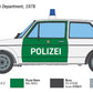 Italeri 3666 1:24 VW Golf Polizei Plastic Model Kit