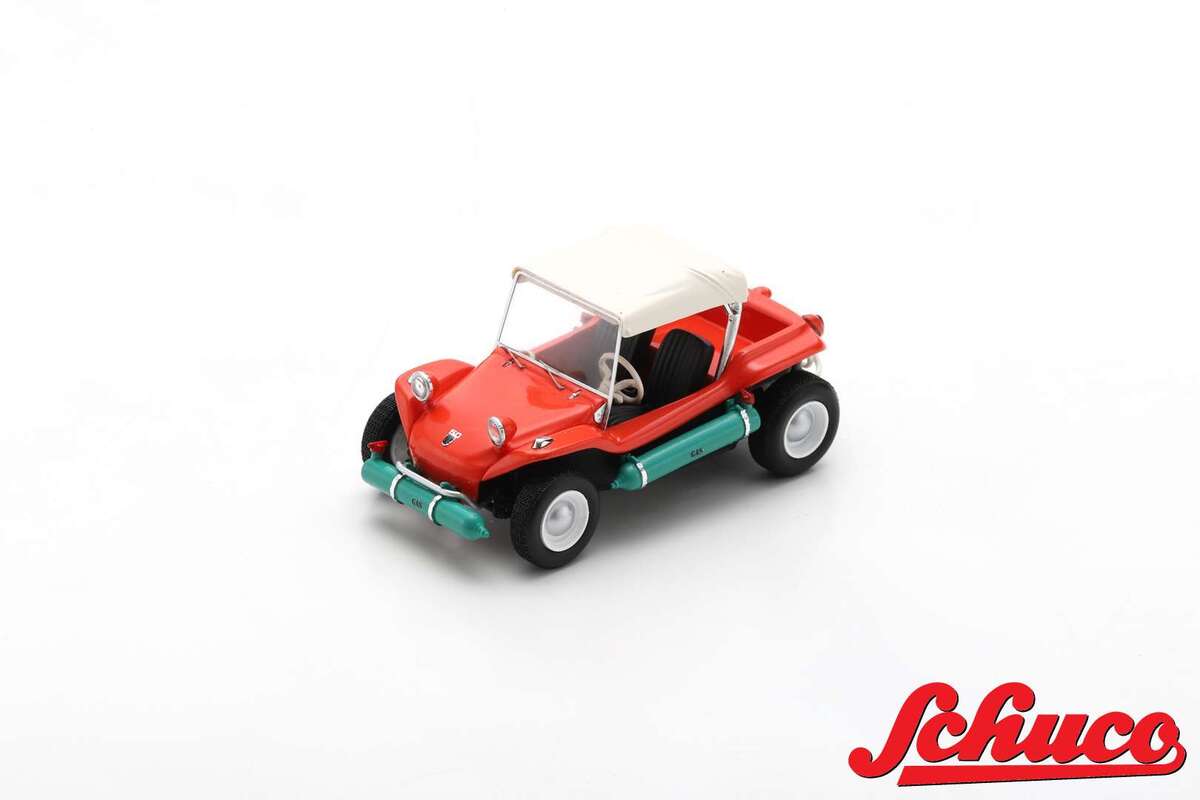 Schuco 450924700 1:43 1964 Meyers Manx Buggy Red Diecast Model Car