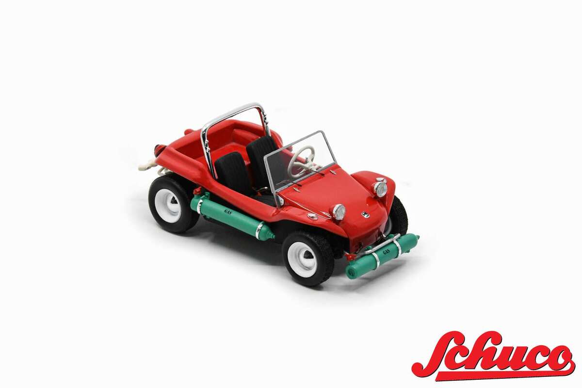 Schuco 450924700 1:43 1964 Meyers Manx Buggy Red Diecast Model Car