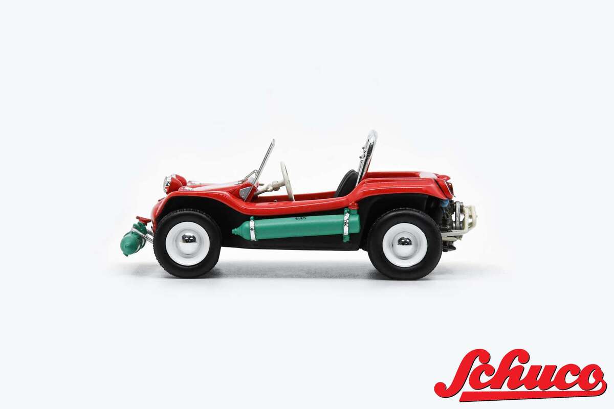 Schuco 450924700 1:43 1964 Meyers Manx Buggy Red Diecast Model Car