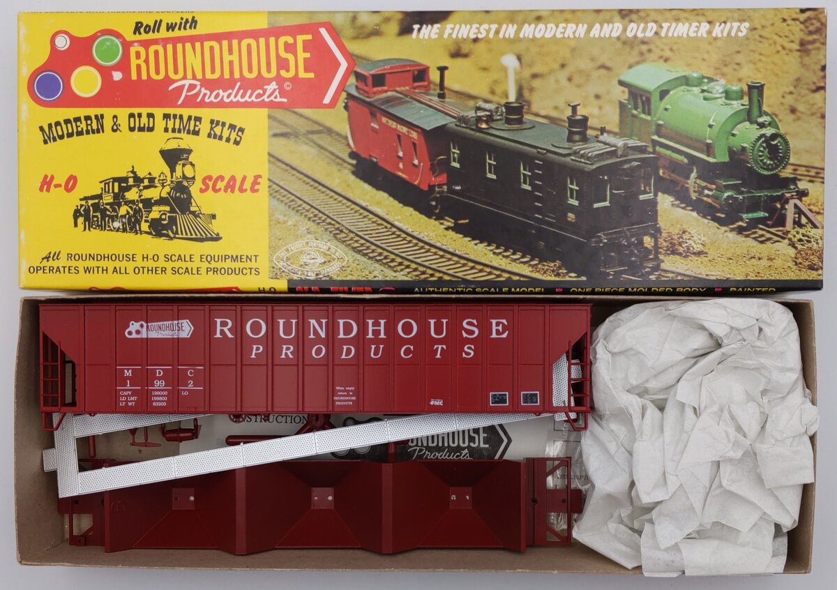 Roundhouse 7725 HO Roundhouse Products Covered Hopper Kit