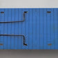 Lionel 6511-2 Blue Flatcar Body with Operating Trucks and Brake Wheel