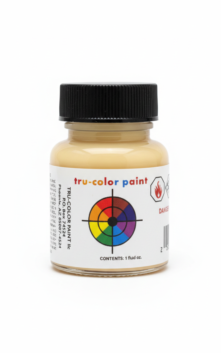 Tru-Color 399 ACY Yellow Railroad Color Acrylic Paint - 1 oz Bottle