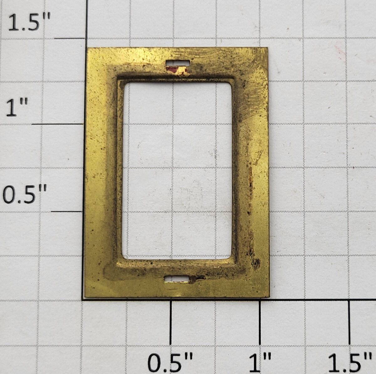 Lionel 217-4 Brass Window Frame Insert