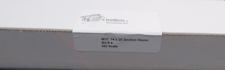 The Trainmaster LLC 4 HO NYC 14 X 20 Section House Kit