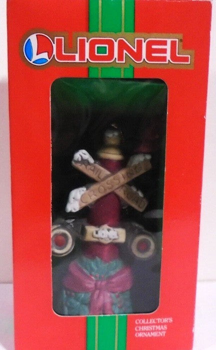 Lionel 37-601 Collector's Christmas Ornament Railroad Crossing 1st Edition