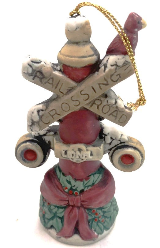 Lionel 37-601 Collector's Christmas Ornament Railroad Crossing 1st Edition