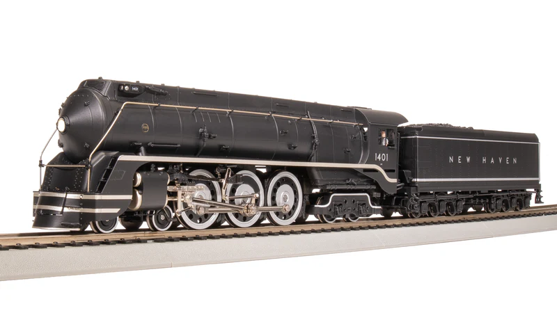 Broadway Limited 7870 HO NH Block Lettering I-5 Steam Locomotive Sound/DCC #1401