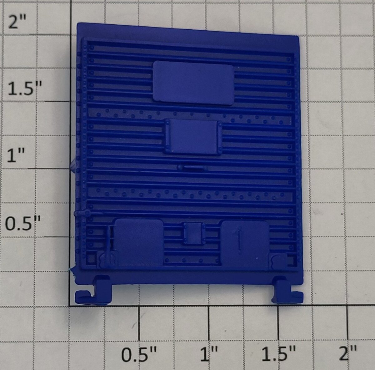 Lionel 7800-12 Royal Blue 5-Panel Boxcar Door with Door Guides
