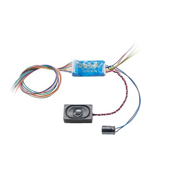 Digitrax SDH167D HO FXv3 Locomotives 9-Pin Harness Socket Series 7 Sound Decoder