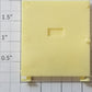 Lionel 7601-12 Pale Yellow 5-Panel Boxcar Door with Door Guides Fits #7701