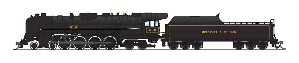 Broadway Limited 8247 N DH 4-8-4 Centennial Steam Loco - No-Sound/DCC-Ready #302