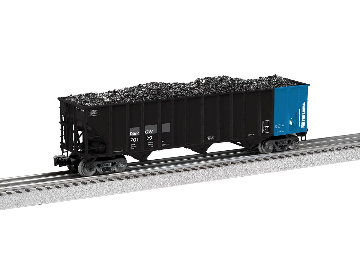Lionel 2326099 O Denver and Rio Grande Western 100T Hopper C (Pack of 2)