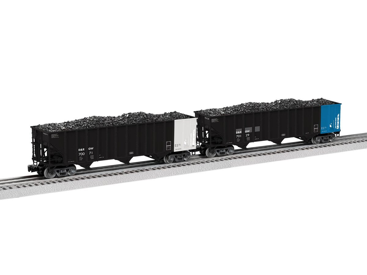 Lionel 2326099 O Denver and Rio Grande Western 100T Hopper C (Pack of 2)