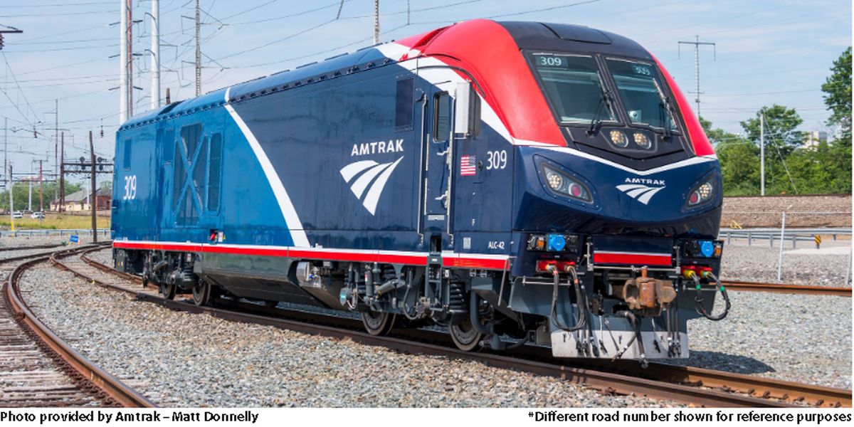 Kato 176-6054 N Amtrak ALC-42 Charger Diesel Locomotive #312 - Standard DC