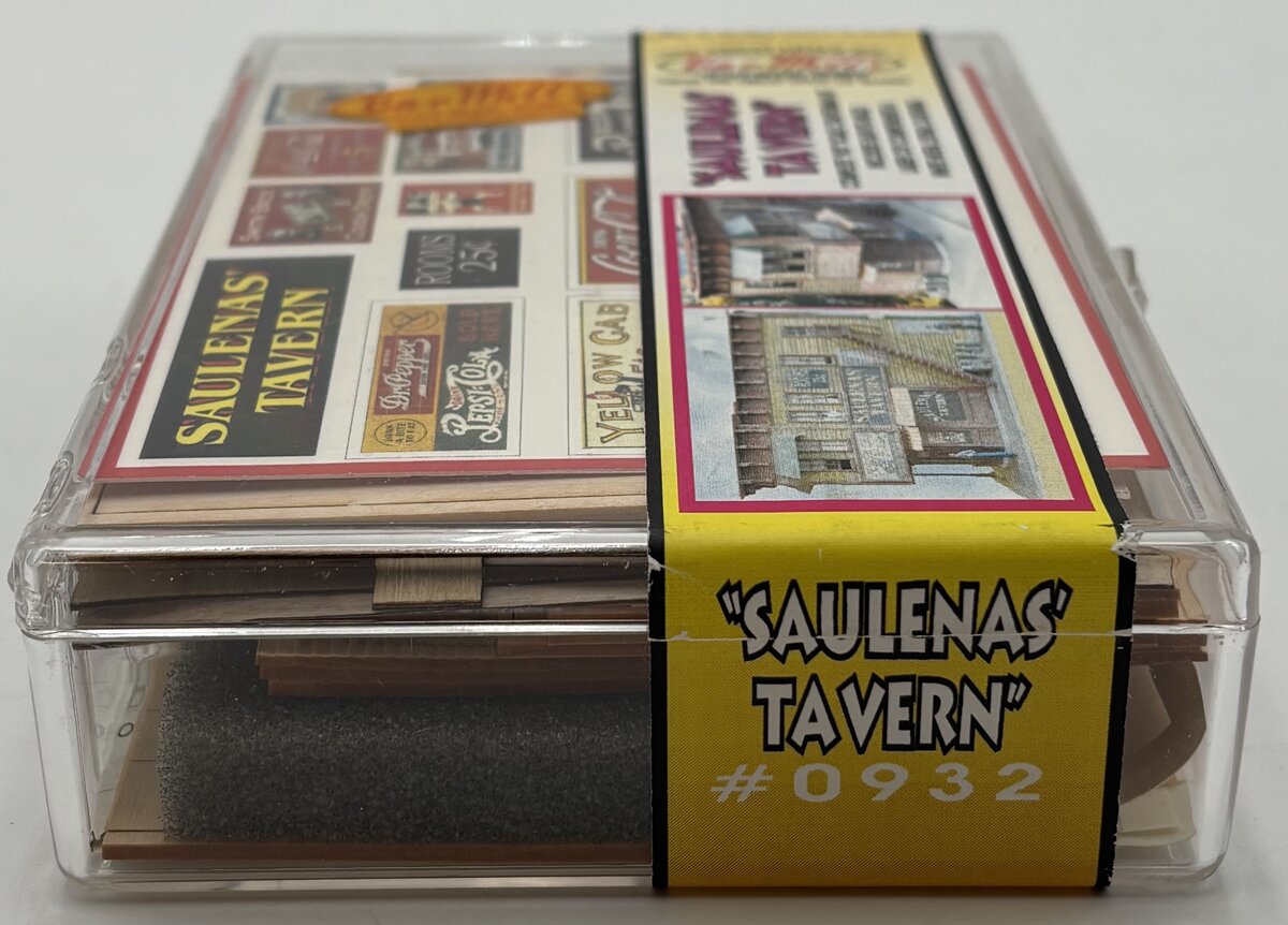 Bar Mills 0932 HO Scale Saulenas Tavern Laser Cut Wood Building Crafstman Kit