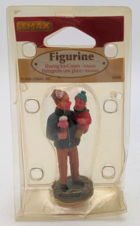 Lemax 6318 Sharing Ice Cream Figure Set Polyresin Figure