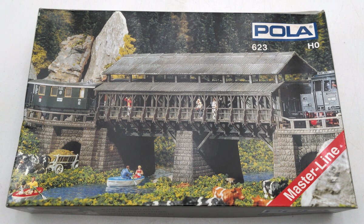 Pola 623 HO Scale Old Timber Bridge Building Kit