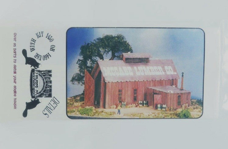 Master Creations 776 HO Scale Engine House Details Building Kit