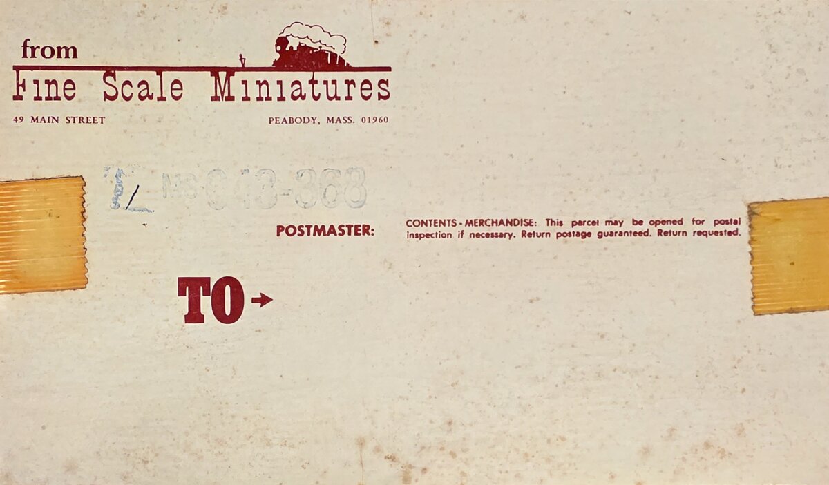 Fine Scale Miniatures 043-368 HO Original Detail Castings for Scenery