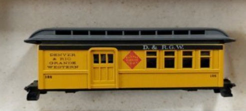 Roundhouse 3714 HO Scale D & RG (Silverton Scheme) 34' Overton Combine Kit