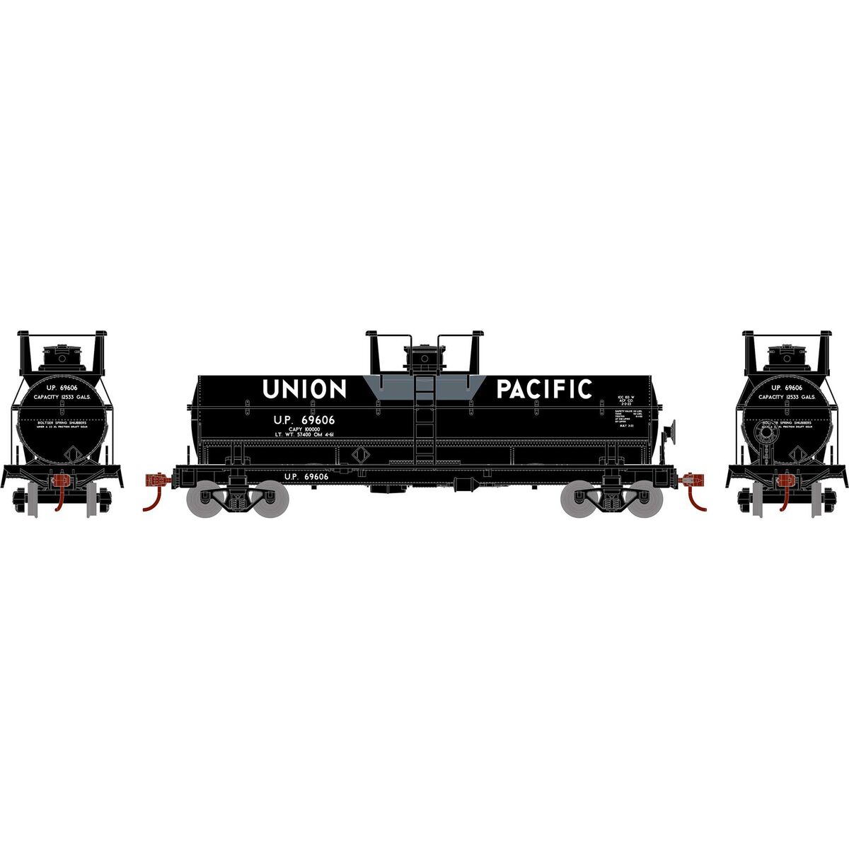Roundhouse 73005 HO Union Pacific Chemical Tank #69606 – Trainz