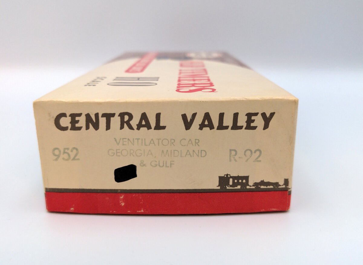 Central Valley Models R-92 HO Georgia Midland & Gulf Ventilated Box Car Kit