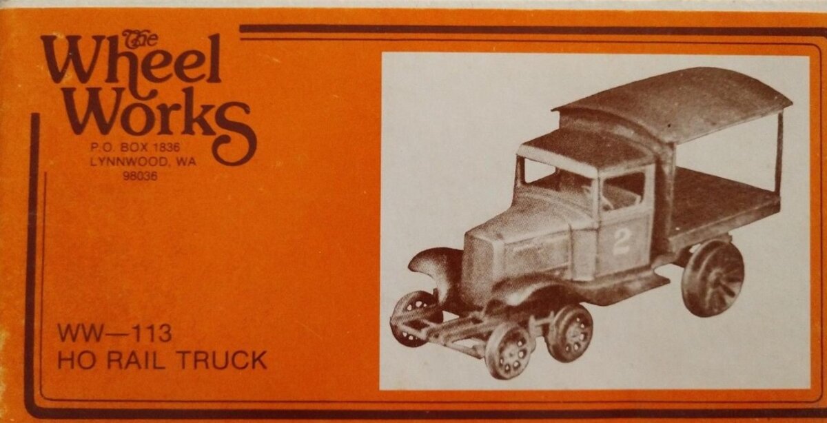 Wheel Works WW-113 HO Scale Rail Truck Kit