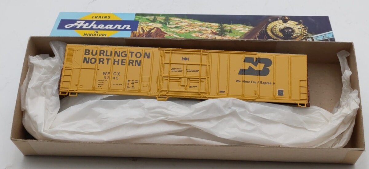 Athearn 5466 HO BN Western Fruit Express 57' Reefer # 9345 Kit
