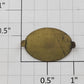Lionel 212-8 Brass Oval Lionel Lines with Black Lettering Nameplate
