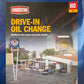 Walthers 933-3543 HO Drive-in Oil Change - Repurposed Gas Station Kit