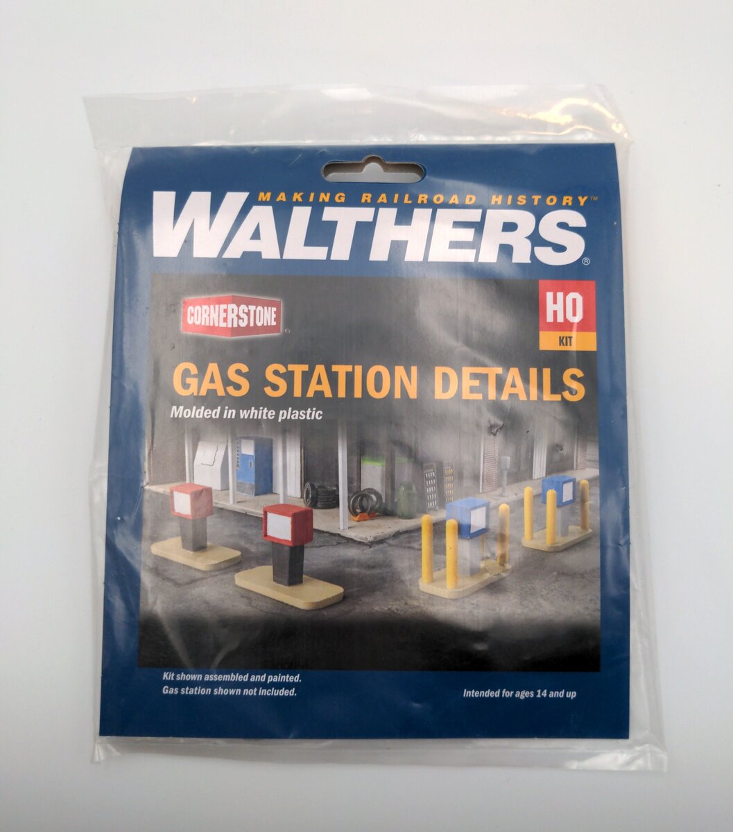 Walthers 933-3545 HO Gas Station Details Kit