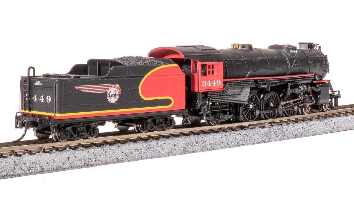 Broadway Limited 7982 N ATSF Heavy Pacific 4-6-2 Steam Loco with Sound/DCC #3449