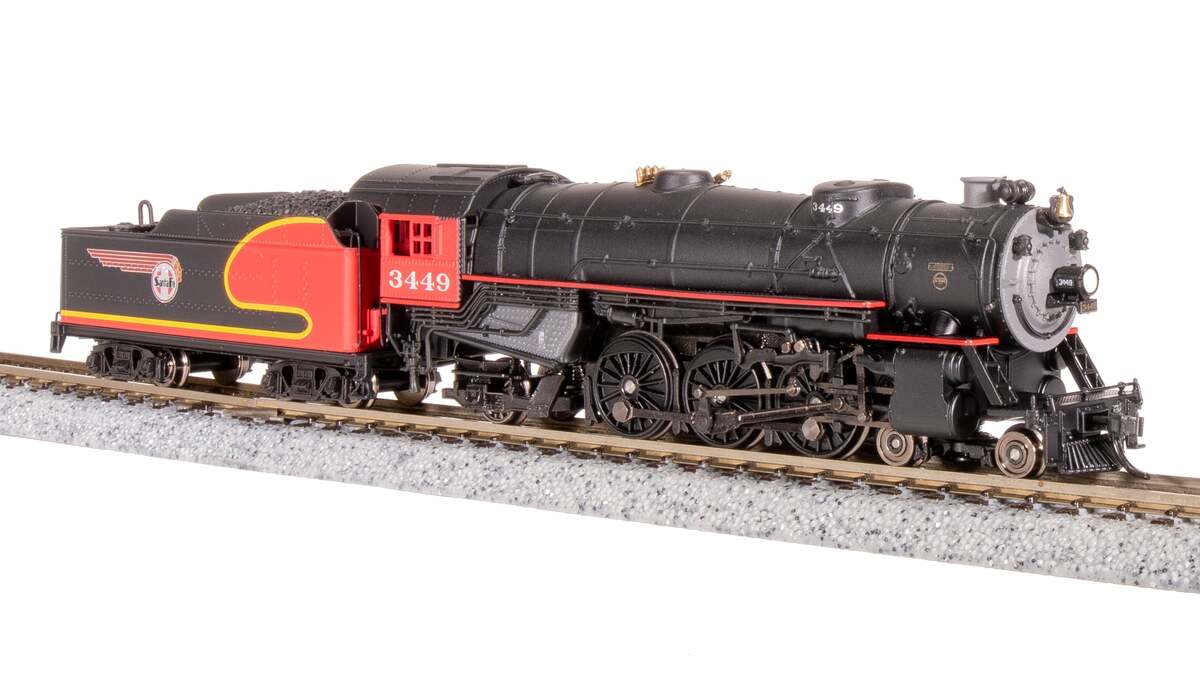 Broadway Limited 7982 N ATSF Heavy Pacific 4-6-2 Steam Loco with Sound/DCC #3449